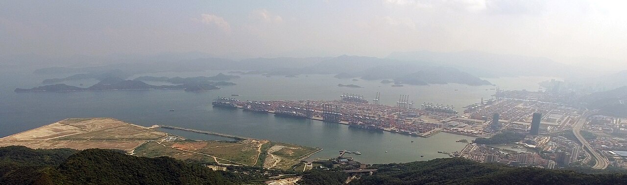 Yantian port near Shenzhen